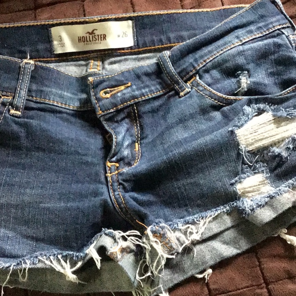 Denim shorts